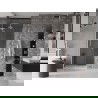 Mexen Velar L stumdomos dušo durys 110 cm, skaidrios, baltos - 871-110-003-01-20