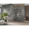 Mexen Omega stumiametrinė slankiojanti dušo kabina, skaidri, chromas - 825-100-080-01-00