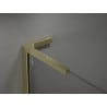 Mexen Velar L stumdomos durys dušui 110 cm, skaidrios, auksinės - 871-110-003-01-50