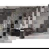 Mexen Velar L stumdomos dušo durys 120 cm, skaidrios, šlifuotas auksas - 871-120-003-01-55