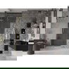 Mexen Velar L slankiosios dušo durys 110 cm, skaidrios, auksinės matinės - 871-110-003-01-55