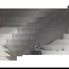 Mexen Velar L stumdomos dušo durys 120 cm, skaidrios, šlifuotas auksas - 871-120-003-01-55