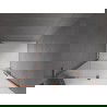 Mexen Velar L slankiojančios dušo durys 90 cm, permatomos, rožinis auksas - 871-090-003-01-60