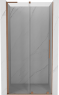 Mexen Velar L stumdomos dušo durys 100 cm, skaidrios, šlifuotas varis - 871-100-003-01-65