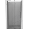 Mexen Velar L stumdomos dušo durys 100 cm, permatomos, gun metal - 871-100-003-01-95