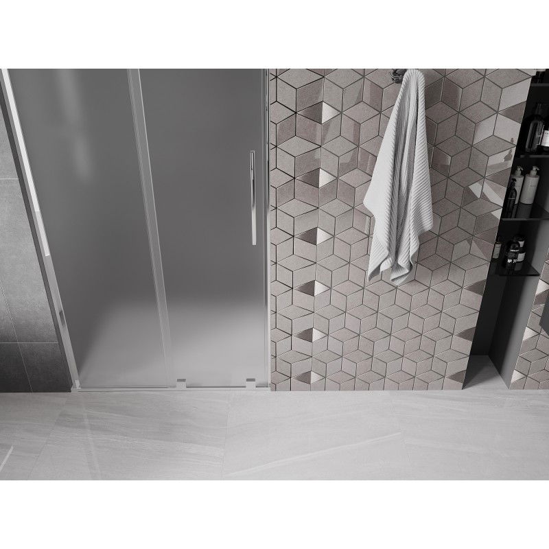 Mexen Velar L stumdomos dušo durys 90 cm, matinės, chromuotos - 871-090-003-31-01