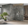 Mexen Omega stumdomos dušo kabina 110 x 90 cm, permatoma, chromuota - 825-110-090-01-00
