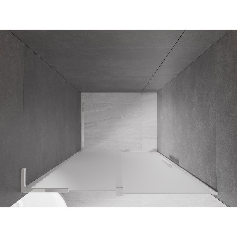 Mexen Velar L stumdomos dušo durys 90 cm, matinės, chromuotos - 871-090-003-31-01