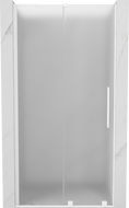 Mexen Velar L slankiosios dušo durys 90 cm, matinės, baltos - 871-090-003-31-20