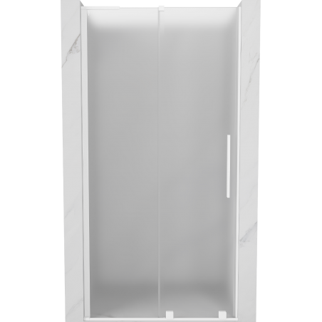 Mexen Velar L stumdomos dušo durys 100 cm, matinės, baltos - 871-100-003-31-20