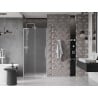 Mexen Velar L slankiosios dušo durys 90 cm, matinės, baltos - 871-090-003-31-20