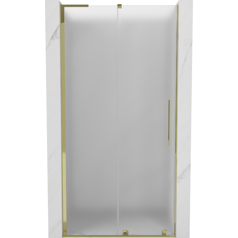 Mexen Velar L stumdomos dušo durys 90 cm, matinės, auksinės - 871-090-003-31-50