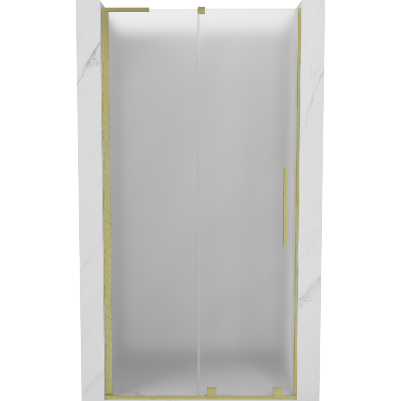 Mexen Velar L stumdomos dušo durys 90 cm, matinės, auksinės šlifuotos - 871-090-003-31-55