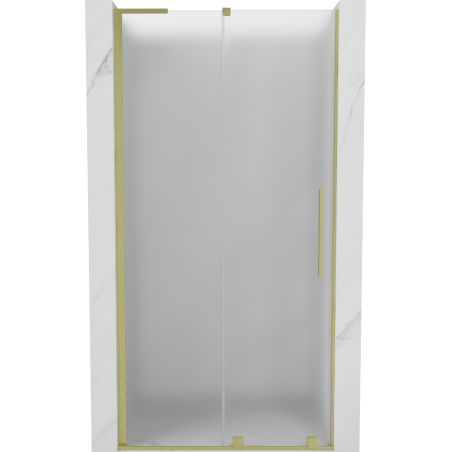 Mexen Velar L stumdomos dušo durys 90 cm, matinės, auksinės šlifuotos - 871-090-003-31-55