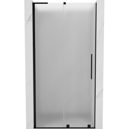 Mexen Velar L slankiojančios dušo durys 110 cm, matinės, juodos - 871-110-003-31-70