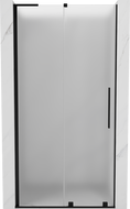 Mexen Velar L stumdomos dušo durys 110 cm, matinės, juodos - 871-110-003-31-70