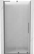 Mexen Velar L stumdomos dušo durys 100 cm, matinės, gun metal - 871-100-003-31-95