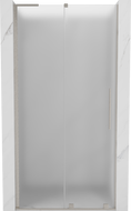 Mexen Velar L stumdomos dušo durys 120 cm, matinės, šlifuotas nikelis - 871-120-003-31-97