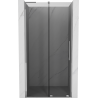 Mexen Velar L slankiojamos dušo durys 120 cm, grafitas, chromas - 871-120-003-41-01