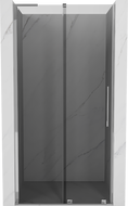 Mexen Velar L stumdomos dušo durys 120 cm, grafitas, chromas - 871-120-003-41-01