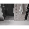 Mexen Velar L slankiojančios dušo durys 90 cm, grafitas, baltos - 871-090-003-41-20