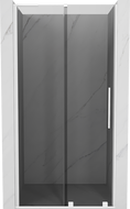 Mexen Velar L stumdomos dušo durys 100 cm, grafitas, baltos - 871-100-003-41-20