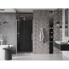 Mexen Velar L stumdomos dušo durys 110 cm, grafitinės, baltos - 871-110-003-41-20