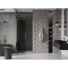 Mexen Velar L stumdomos dušo durys 90 cm, grafitas, auksinės - 871-090-003-41-50