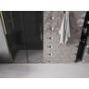 Mexen Velar L stumdomos dušo durys 110 cm, grafitas, auksinės - 871-110-003-41-50