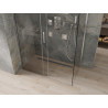 Mexen Omega stumdomas dušo kabinas 140 x 80 cm, skaidrus, chromas - 825-140-080-01-00