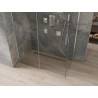 Mexen Omega stumdomas dušo kabinas 140 x 80 cm, skaidrus, chromas - 825-140-080-01-00