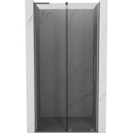 Mexen Velar L stumdomos dušo durys 110 cm, grafitas, ginklo metalo spalva - 871-110-003-41-95
