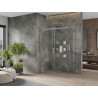 Mexen Omega stumdomas dušo kabinas 140 x 80 cm, skaidrus, chromas - 825-140-080-01-00