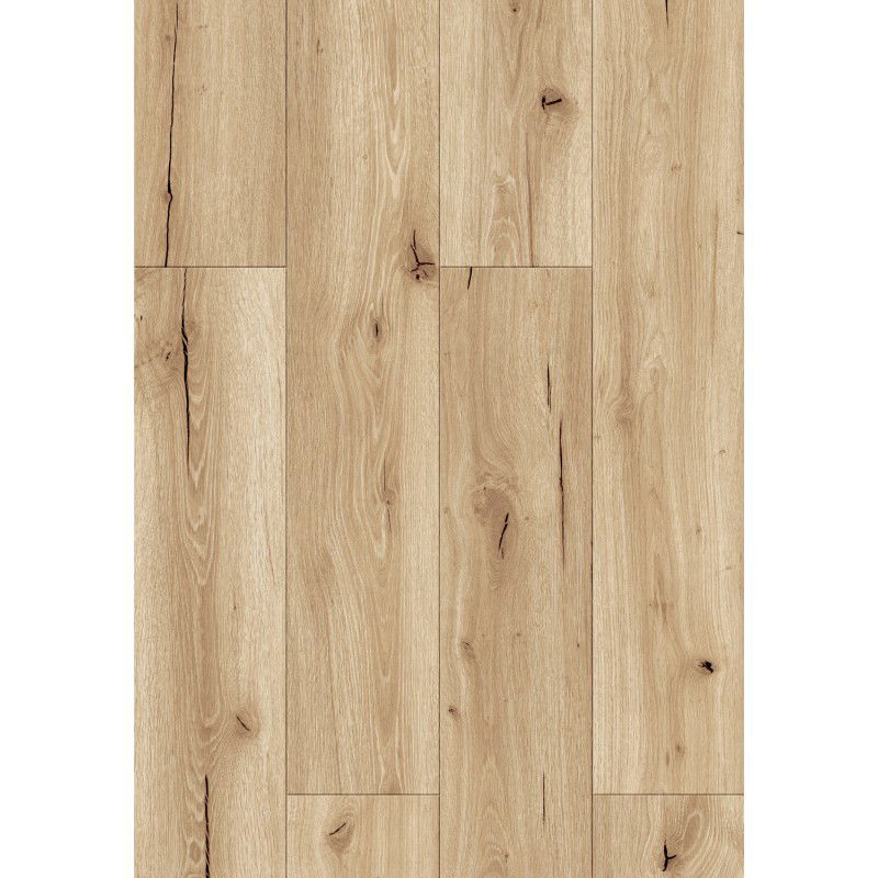 Mexen Buffalo vinilo pavyzdžių plokštės 1240 x 182 mm SPC 6,5 mm, IXPE 1,5 mm pagrindas, 4 V-Fuga, Ąžuolas - F1007-S