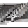 Mexen Velar L Duo stumdomos dušo durys 180 cm, permatomos, chromuotos - 871-180-003-02-01