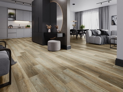 Mexen Cortland vinilo pavyzdys 1240 x 182 mm SPC 6,5 mm, IXPE 1,5 mm, 4 V-Fuga, Ąžuolas - F1008-S