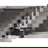 Mexen Velar L Duo 180 cm stumdomos dušo durys, skaidrus, rožinis auksas - 871-180-003-02-60