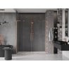 Mexen Velar L Duo stumdomos dušo durys 170 cm, skaidrus, šlifuotas varis - 871-170-003-02-65