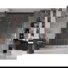Mexen Velar L Duo 180 cm stumdomos dušo durys, skaidrus, rožinis auksas - 871-180-003-02-60