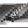 Mexen Velar L Duo stumdomos dušo durys 180 cm, skaidrios, juodos - 871-180-003-02-70