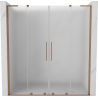 Mexen Velar L Duo stumdomos dušo durys 170 cm, matinės, valcuotas varis - 871-170-003-32-65
