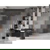 Mexen Velar L Duo stumdomos dušo durys 180 cm, matinės, šlifuotas varis - 871-180-003-32-65