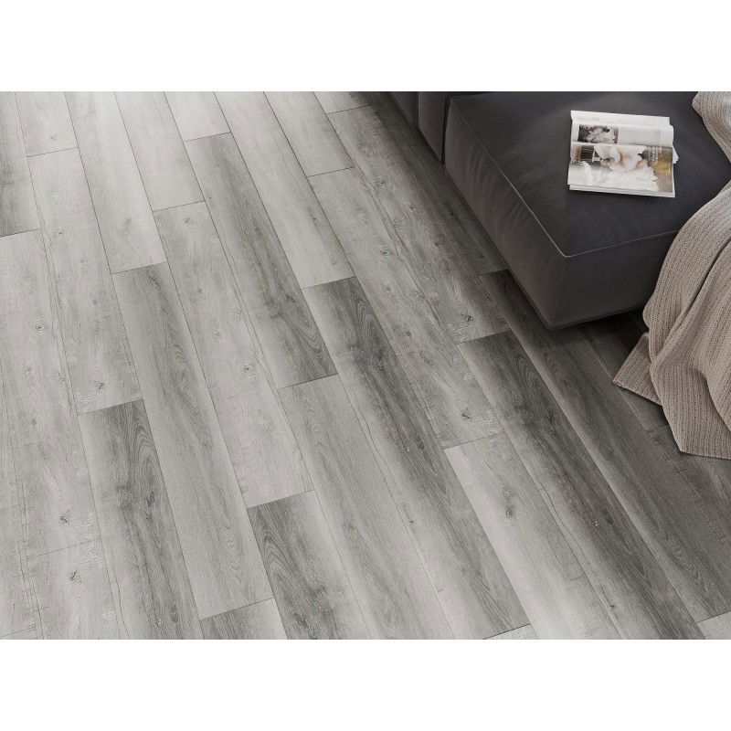 Mexen Santa Clara vinilinių plokščių pavyzdys 1240 x 182 mm SPC 6,5 mm, IXPE pagrindas 1,5 mm, 4 V-Fuga, Ąžuolas - F1010-S