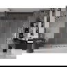 Mexen Velar L Duo slankiojamos dušo durys 200 cm, matinės, gun gray šlifuotas - 871-200-003-32-66