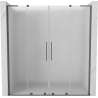 Mexen Velar L Duo stumdomos dušo durys 180 cm, matinės, gun metal - 871-180-003-32-95