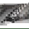 Mexen Velar L Duo stumdomos dušo durys 200 cm, matinės, gun metal - 871-200-003-32-95