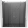 Mexen Velar L Duo stumdomos dušo durys 180 cm, grafitas, chromas - 871-180-003-42-01