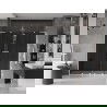 Mexen Velar L Duo stumdomos dušo durys 180 cm, grafitas, baltos - 871-180-003-42-20