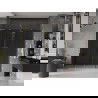 Mexen Velar L Duo stumdomos dušo durys 170 cm, grafitas, auksinis - 871-170-003-42-50