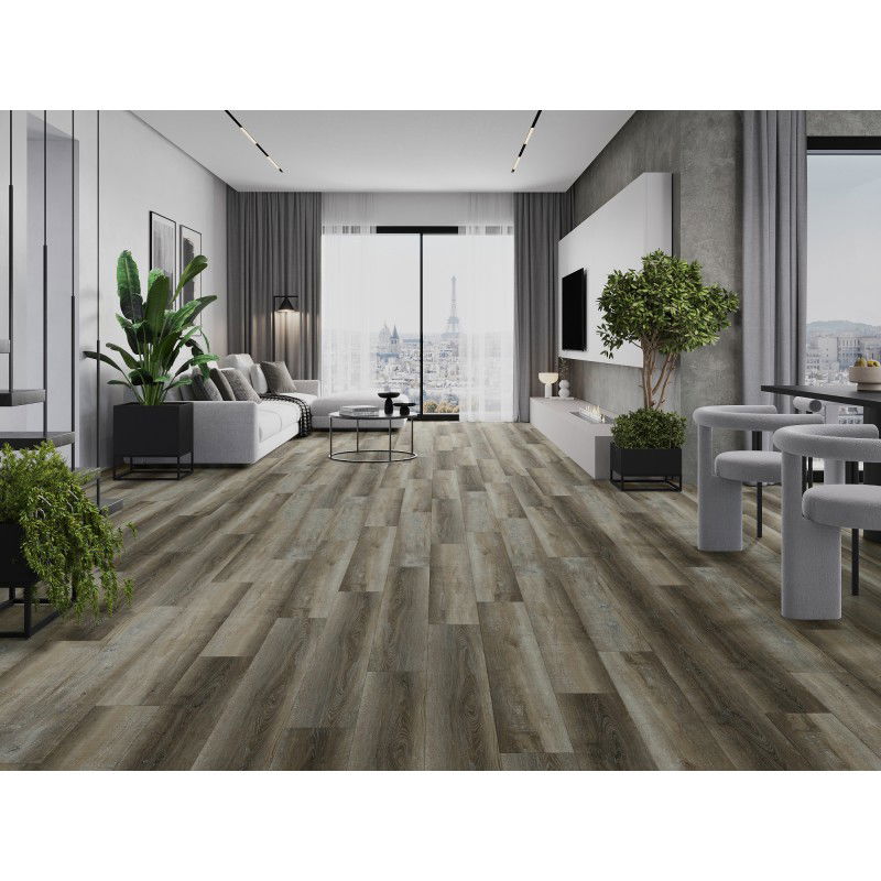Mexen Aspen Vinilinių plokščių pavyzdys 1240 x 182 mm SPC 6,5 mm, IXPE 1,5 mm pagrindas, 4 V-Fuga, Ąžuolas - F1012-S